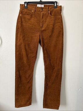 GAP Vintage Slim High Rise Rust Corduroy Pants Size 28/6R
